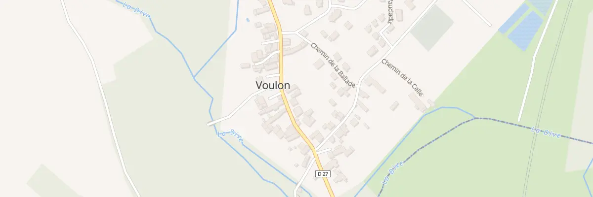 Plan du 12 Rue des Trois Rivieres à Voulon