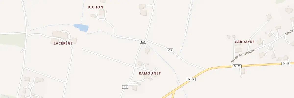 Plan du 5000 Ramounet à Saint-Léon