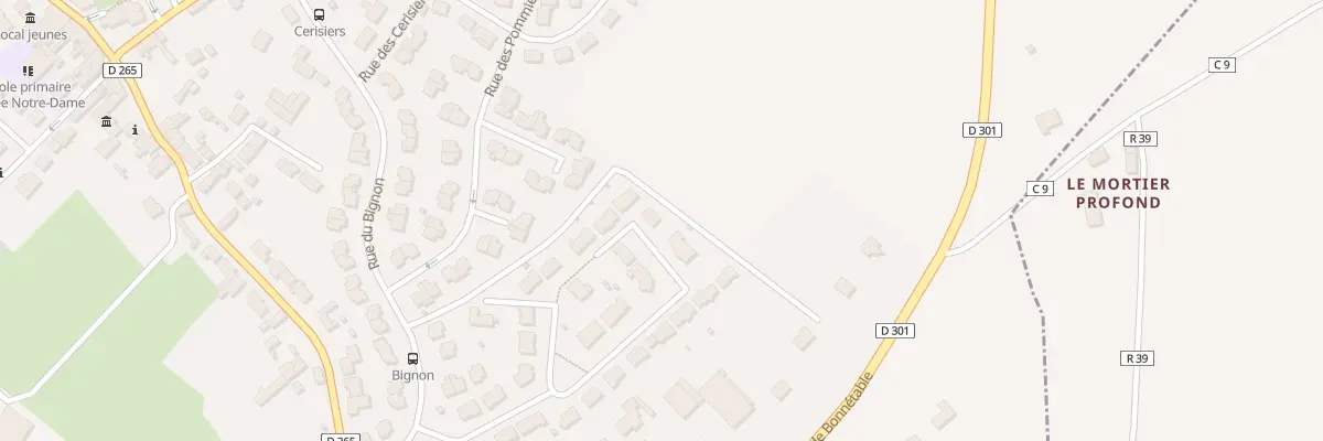 Plan du 4 Rue des Pruniers à Sargé-lès-le-Mans