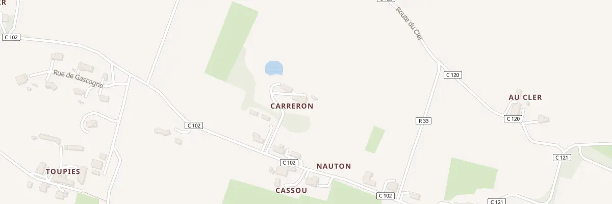 Plan du 5470 A Carreron à Gondrin