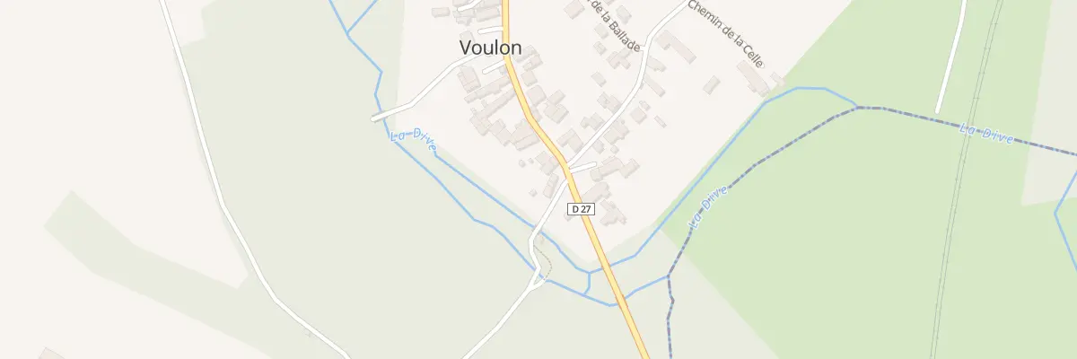Plan du 1 Che des Petits Ponts à Voulon