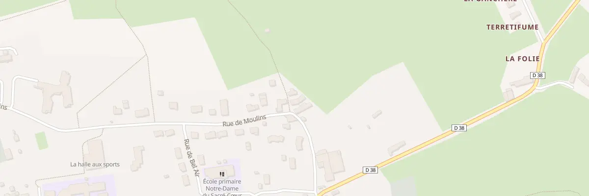 Plan du 8 Rue de Moulins à Ballon-Saint Mars
