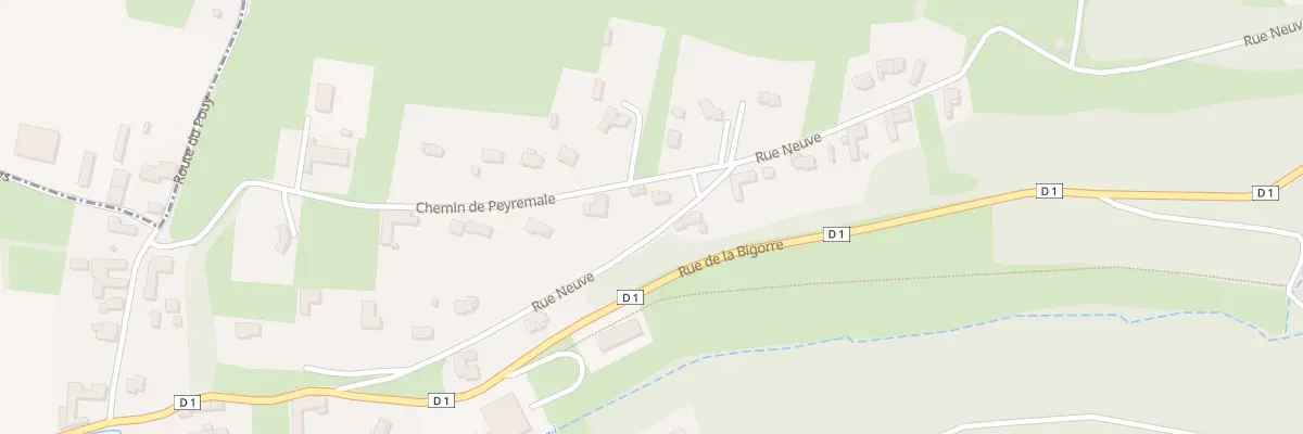 Plan du 16 Che de Peyremale à Aubarède