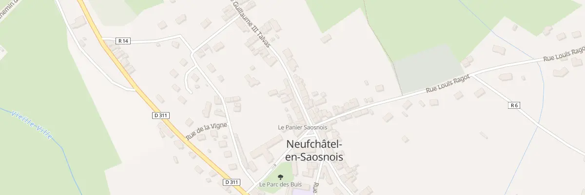 Plan du 21 Rue Guillaume III Talvas à Neufchâtel-en-Saosnois
