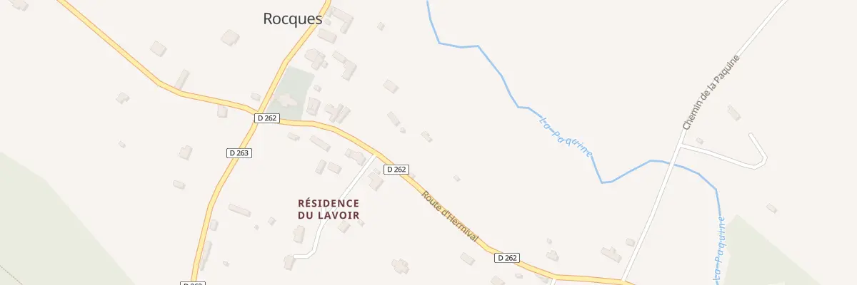 Plan du 168 Rte d’Hermival Rd 263 à Rocques