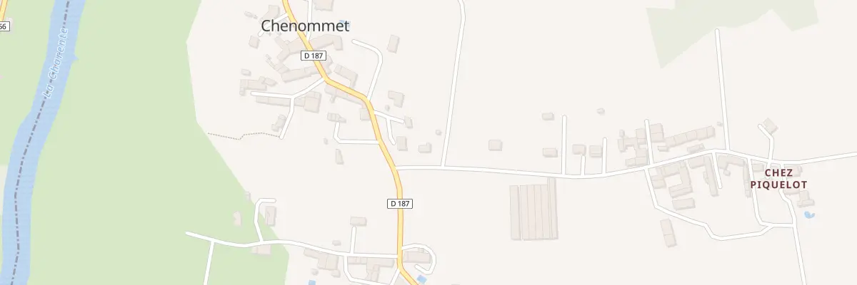 Plan du 1 Rue de Chez Piquelot à Aunac-sur-Charente