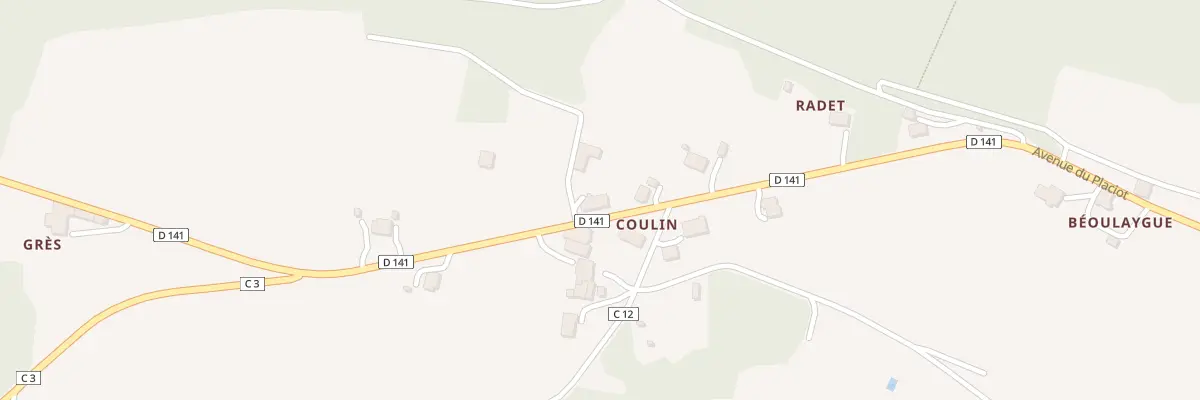 Plan du 414 Rte des Landes à Xaintrailles