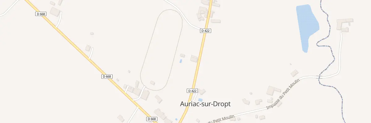 Plan du 105 Plaine du Clamens à Auriac-sur-Dropt