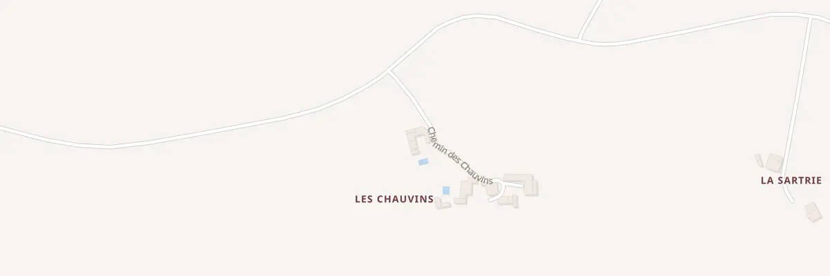 Plan du 2 Che des Chauvins à Salles-Lavalette