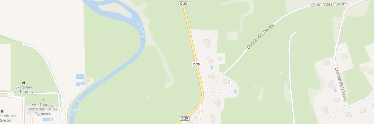 Plan du 14B Rte de Peyraube à Tournay