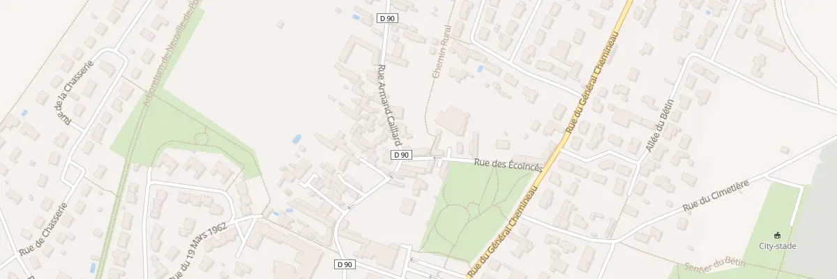 Plan du 33T Rue Armand Caillard à Neuville-de-Poitou