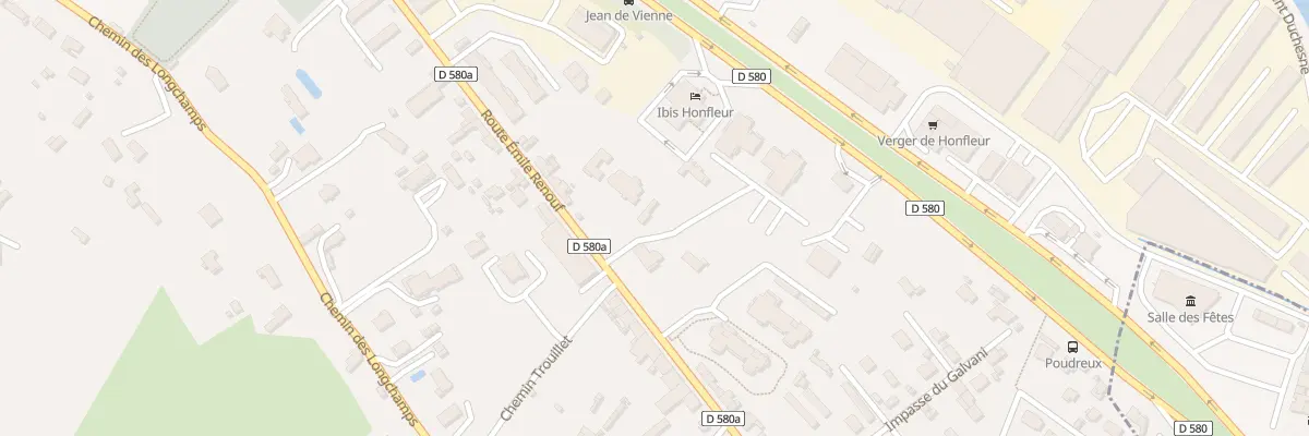 Plan du 33 Rte Émile Renouf à Honfleur