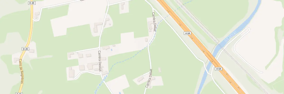 Plan du 23 Rue Carrera de Debat à Ozon