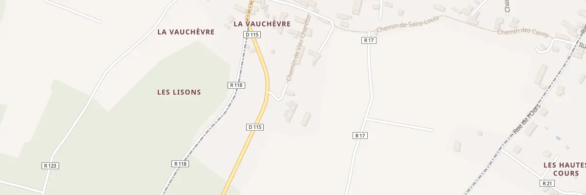 Plan du 5 Che de Vau Charette à Rivière
