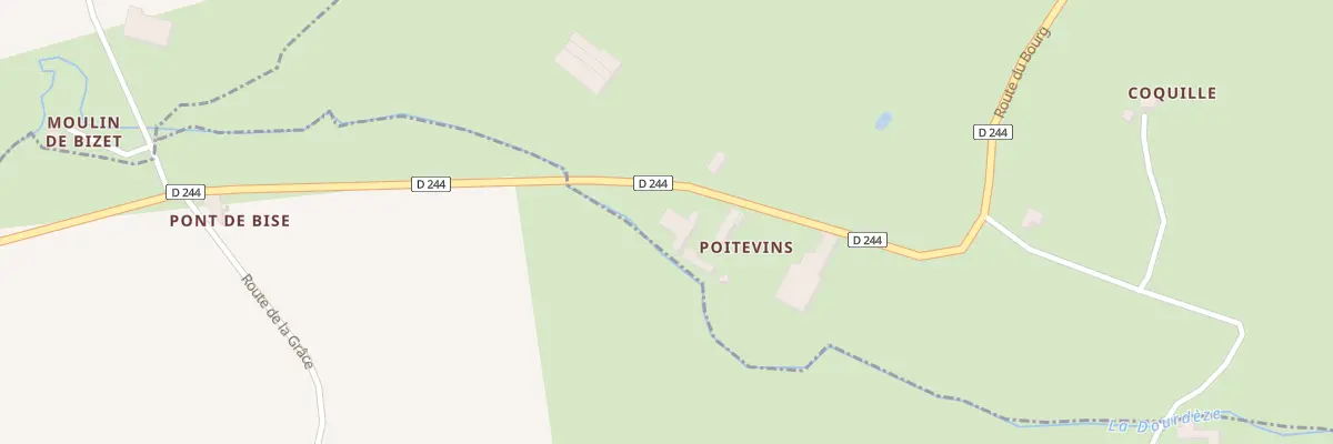 Plan du 58 Poitevins à Saint-Astier