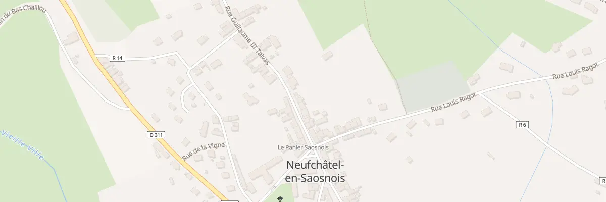 Plan du 52 Rue Guillaume III Talvas à Neufchâtel-en-Saosnois