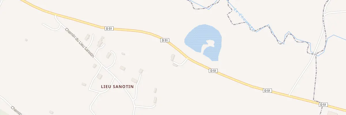 Plan du 2122 Rte de Blangy-le-Château à Fierville-les-Parcs