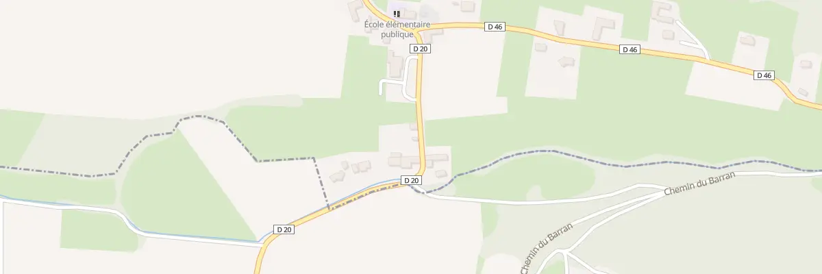 Plan du 6 Rte de Tournay à Peyraube