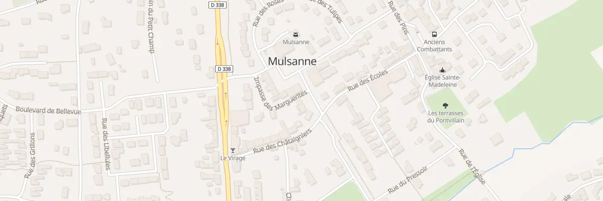 Plan du 3 Rue Emile Arrouet à Mulsanne