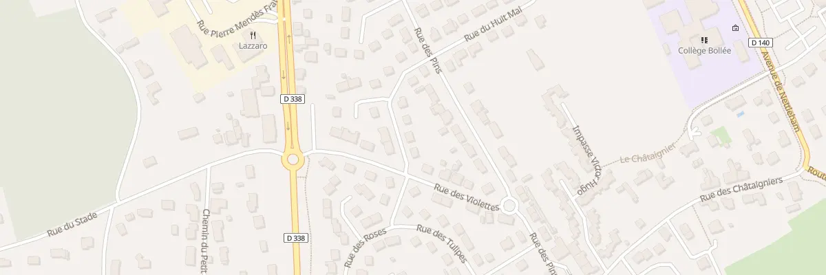 Plan du 4 Rue des Bruyères à Mulsanne