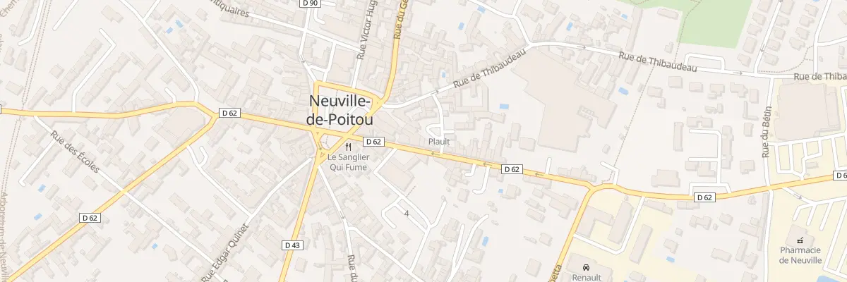 Plan du 10 Rue Alphonse Plault à Neuville-de-Poitou