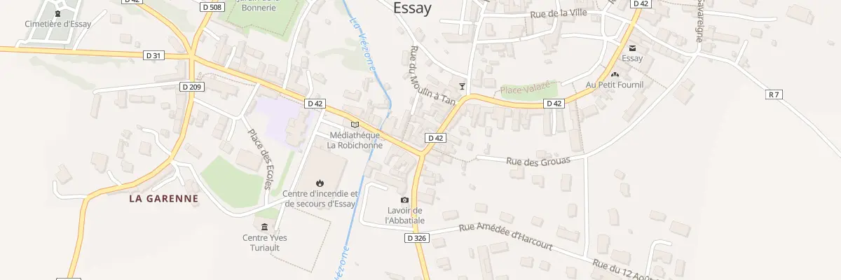 Plan du 1 Rue Francisque de Corcelle à Essay