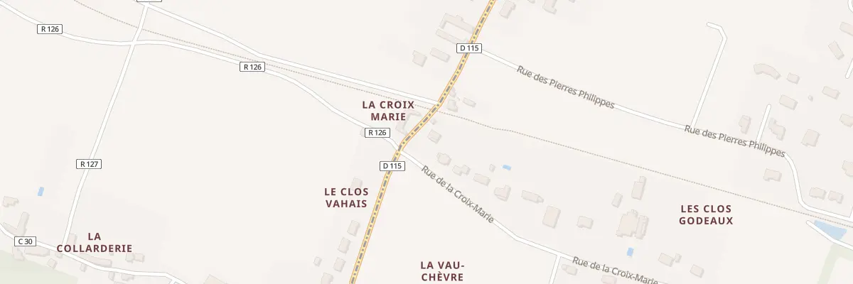 Plan du 36 Rue de la Croix Marie à Rivière