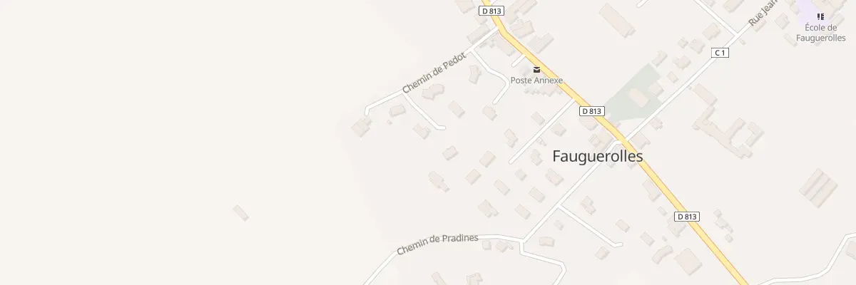 Plan du 4 Imp Raoul Lamourdedieu à Fauguerolles