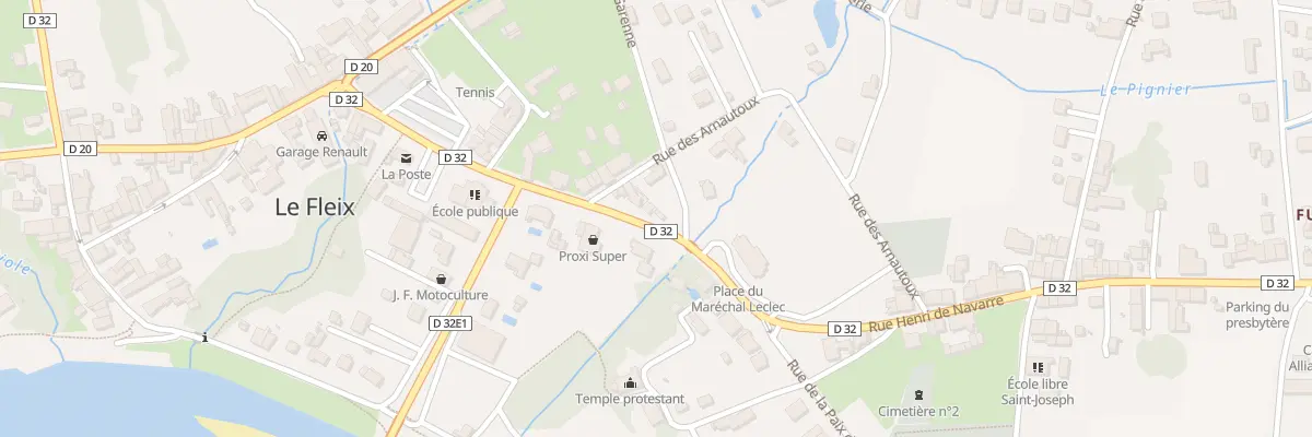Plan du 263 Rue Henri de Navarre au Fleix