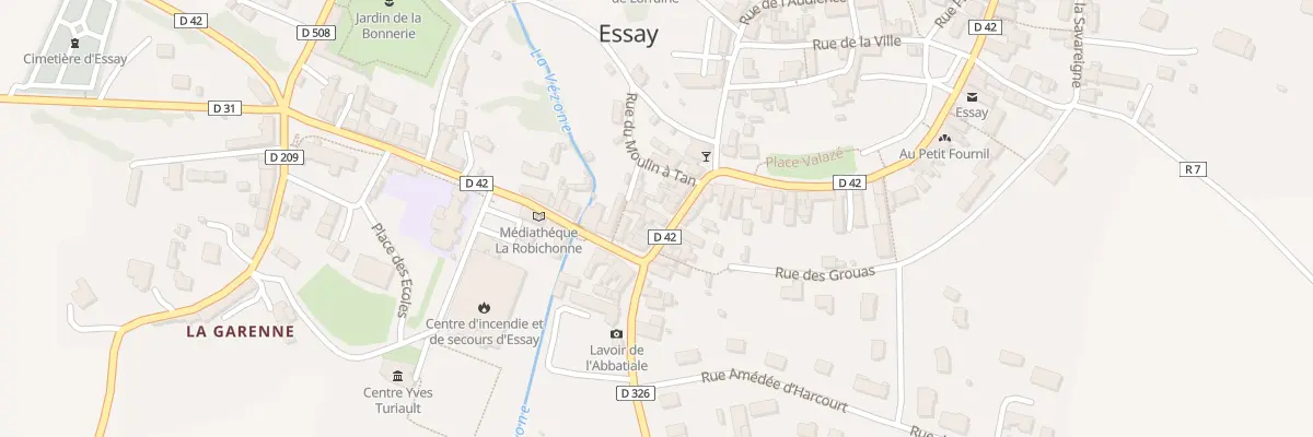 Plan du 5 Rue Francisque de Corcelle à Essay