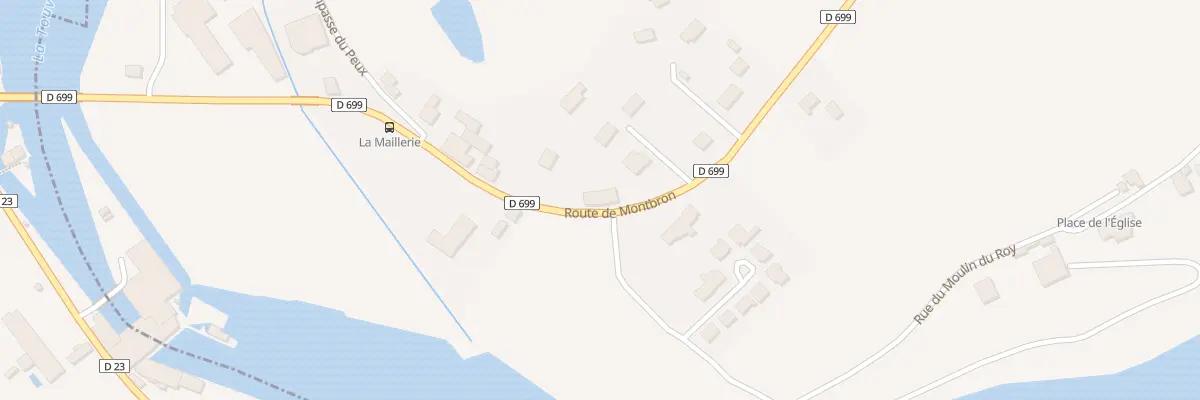 Plan du 20 Rte de Montbron à Touvre