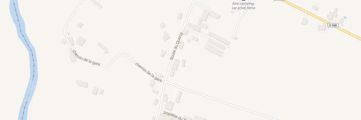 Plan de Quersy Dessus à Auriac-sur-Dropt