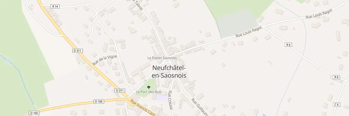 Plan du 38 Rue Guillaume III Talvas à Neufchâtel-en-Saosnois