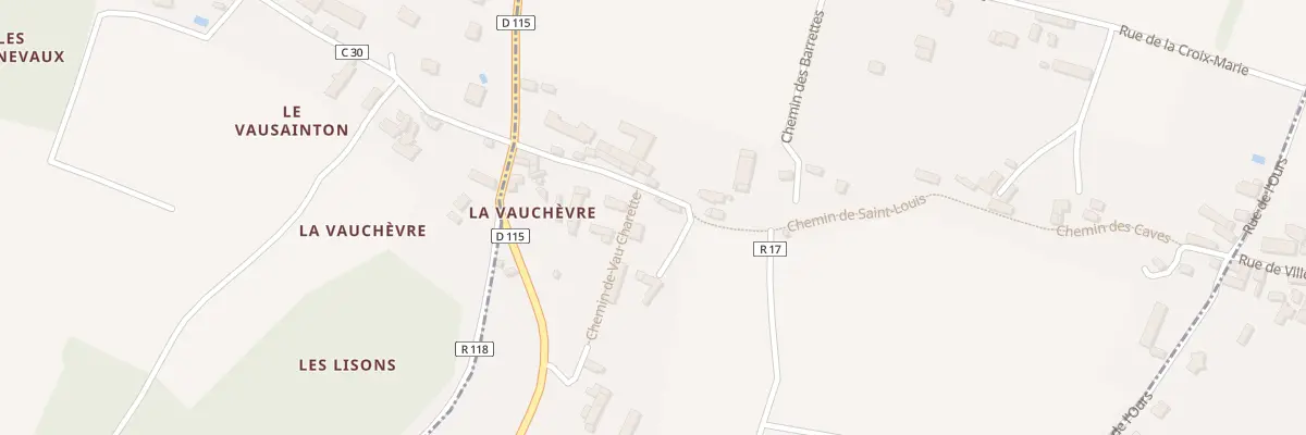 Plan du 10 Che des Caves à Rivière