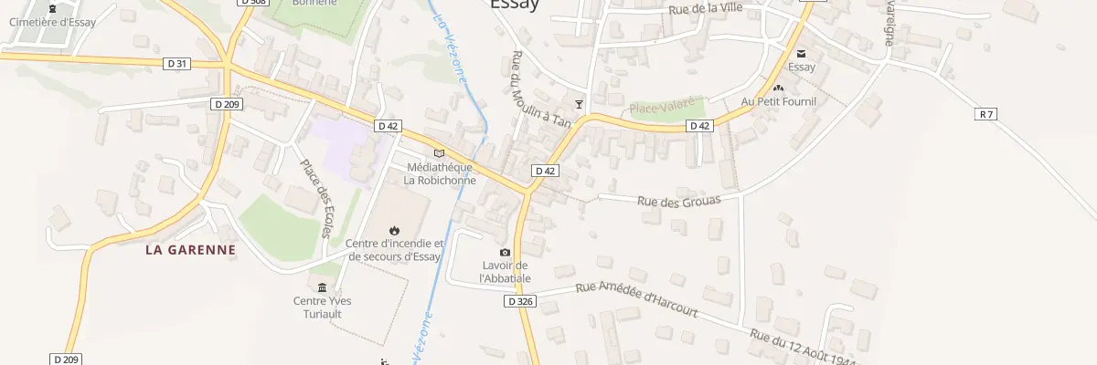 Plan du 6 Rue Francisque de Corcelle à Essay