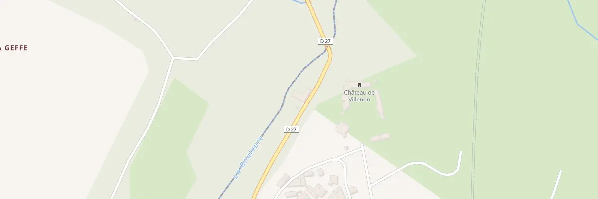 Plan du 5107 Villenon à Anché