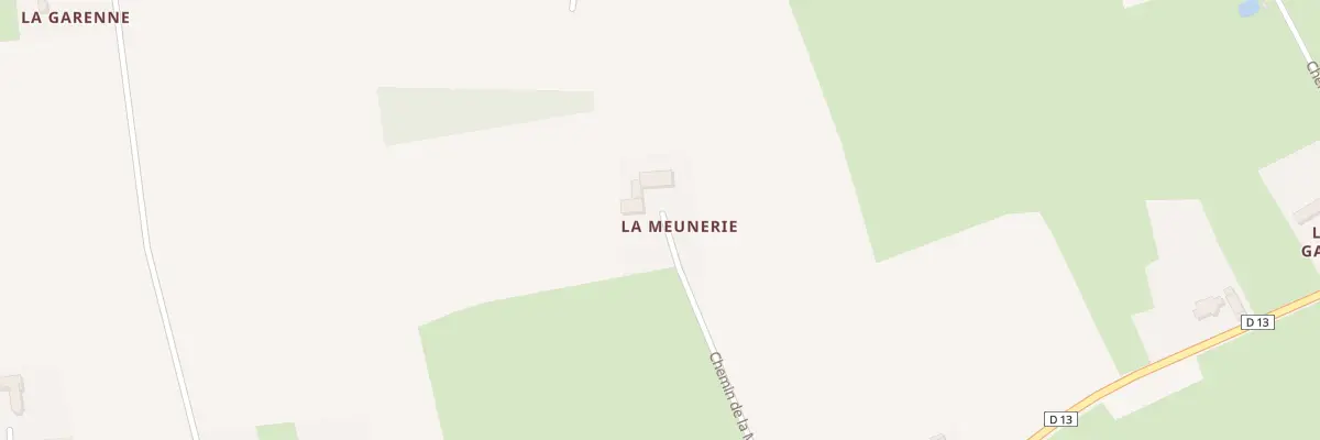 Plan du 2 Che de la Meunerie à Mayet