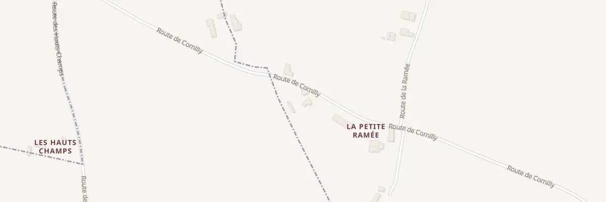 Plan du 3 Rte de Cornilly à Boitron