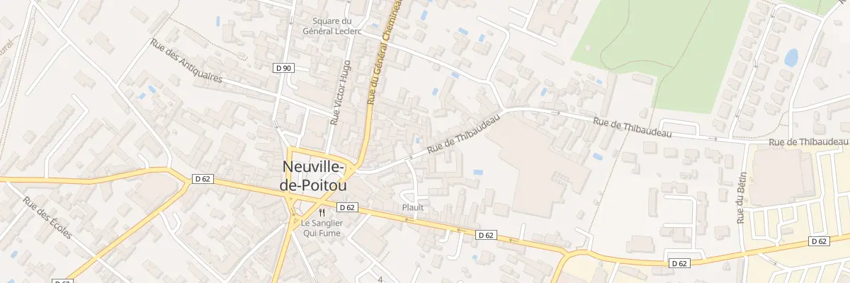 Plan du 6 Rue Thibaudeau à Neuville-de-Poitou