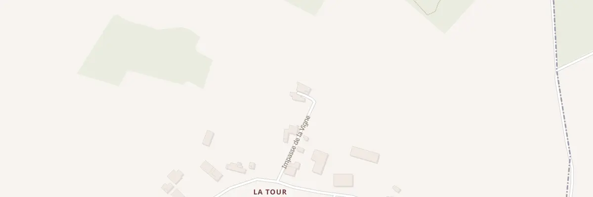 Plan du 90 La Tour Rouge Ouest à La Roquille