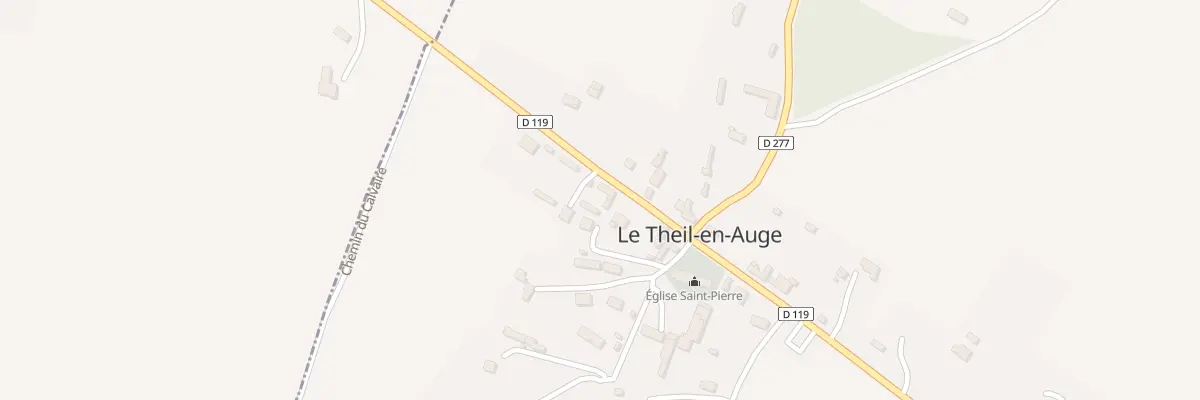 Plan du 164 Rte de Bernay au Theil-en-Auge