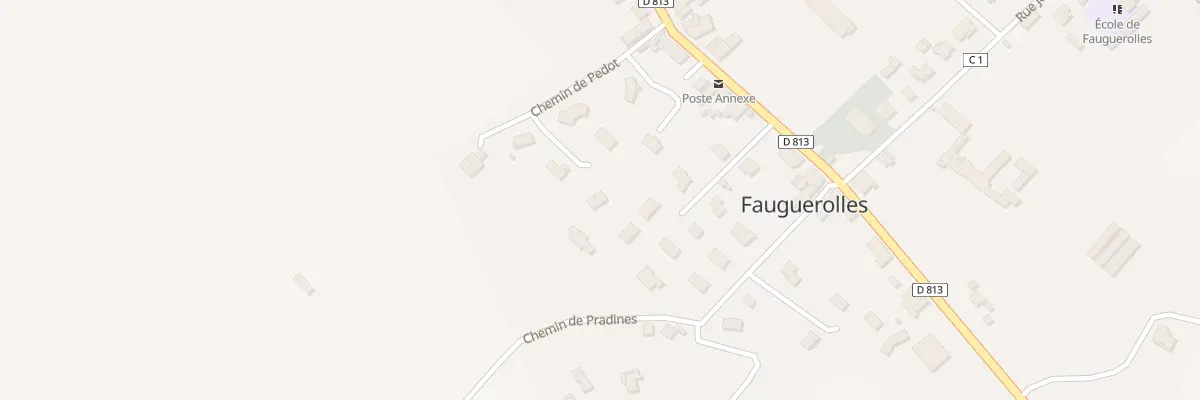 Plan du 3 Imp Raoul Lamourdedieu à Fauguerolles