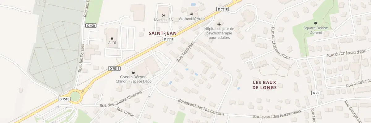 Plan du 5 Rue St Jean à Chinon