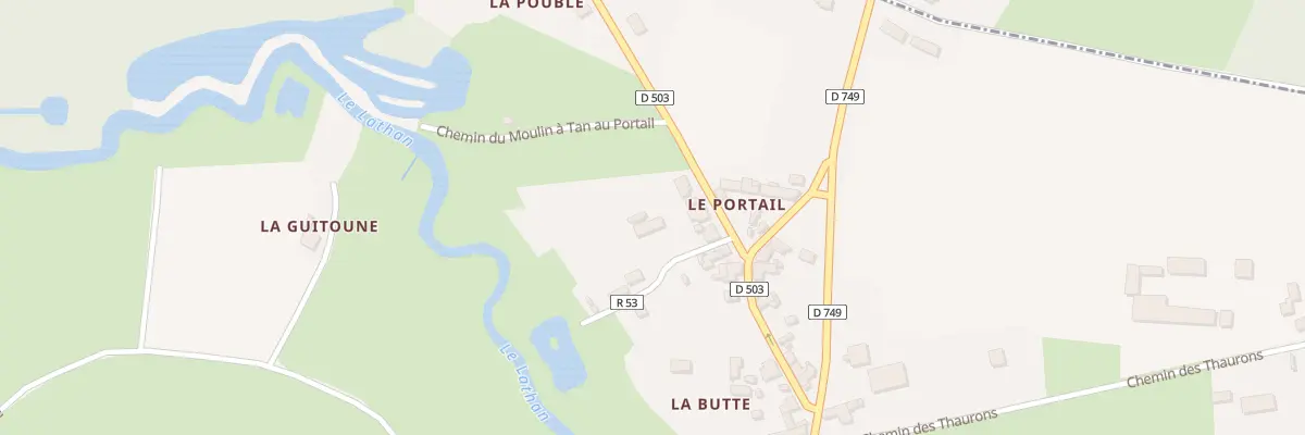 Plan du 4 Rle du Portail à Rillé