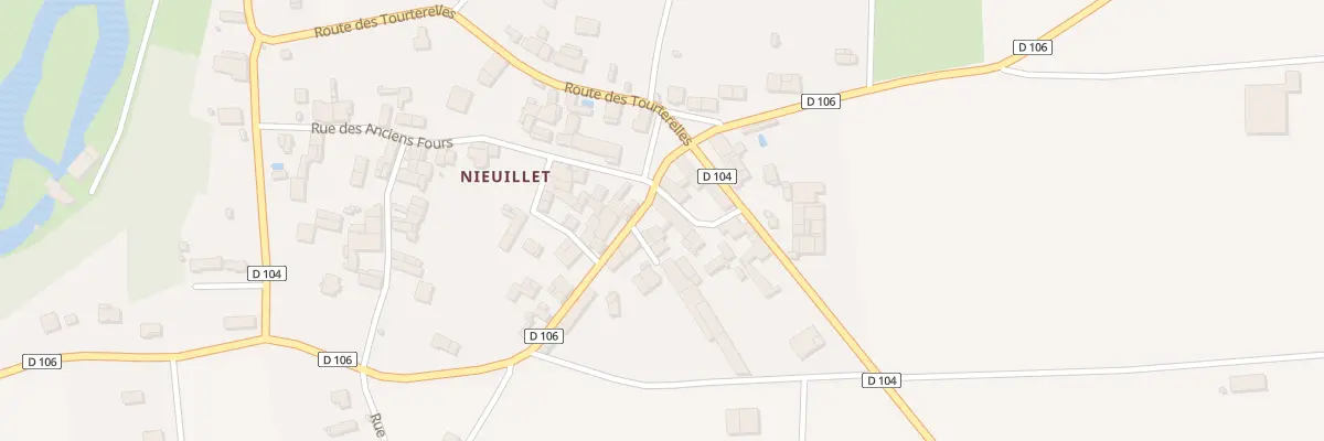 Plan du 1 Rte Querreux à Voulême