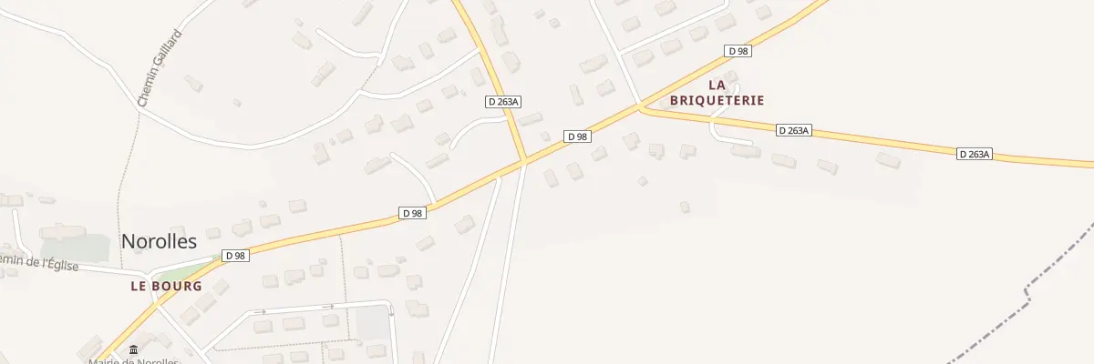 Plan du 590 Le Bourg à Norolles