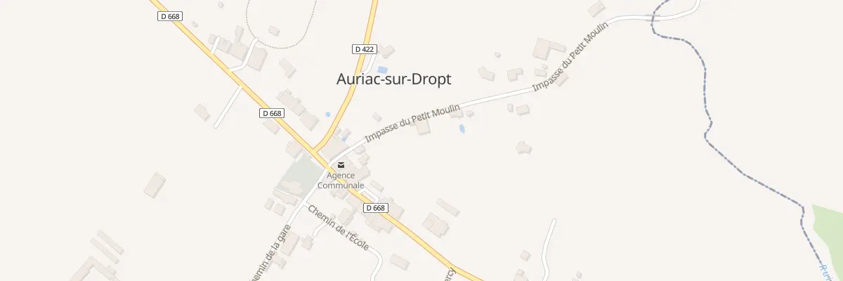 Plan du 81 Plaine du Pont à Auriac-sur-Dropt