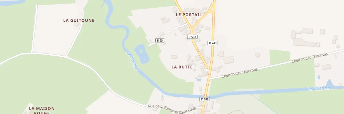 Plan du 5 Rue de la Porte Fortifiée à Rillé