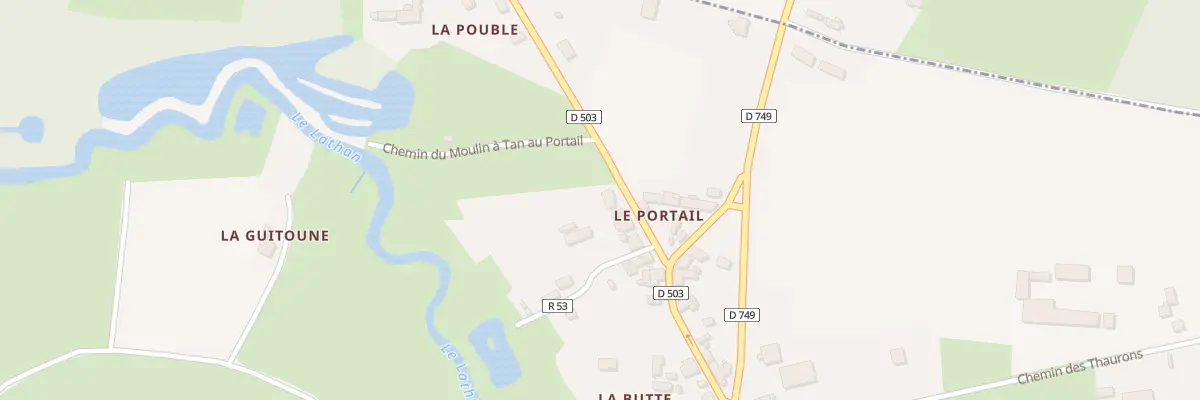 Plan du 22 Rue du Portail à Rillé