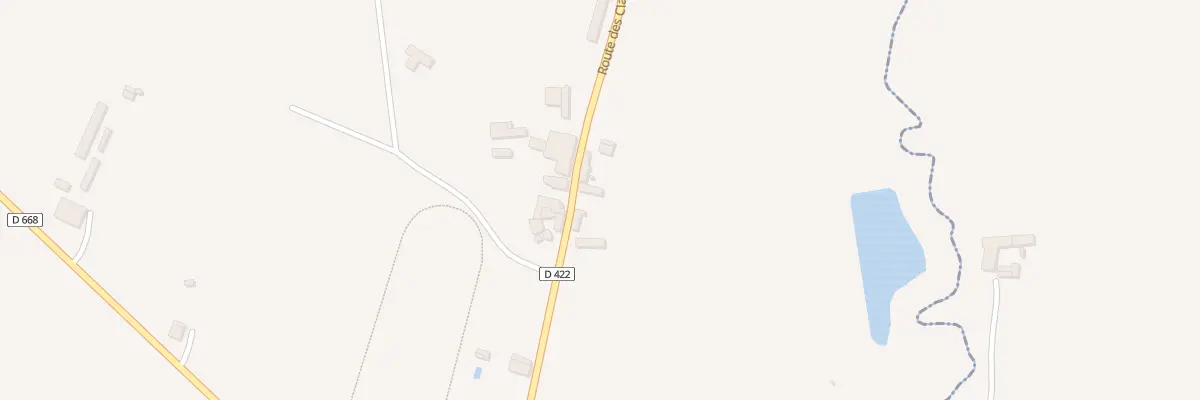 Plan de Au Clamens à Auriac-sur-Dropt